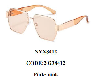 HV SUNGLASSES Kardeshian Newyork NYX8412 CODE:20238412 Pink-pink