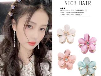 กิ๊บติดผม ลายดอกไม้น่ารัก แฟชั่นเกาหลี สวยหรู เรียบง่าย ขนาดเล็ก กิ๊บติดผม สําหรับผู้หญิง / เด็ก เครื่องประดับผม