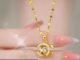 Xiaoxiangfeng Double C สมาร์ทสร้อยคอผู้หญิง Niche Design High-end แฟชั่นอเนกประสงค์อารมณ์ Clavicle CHAIN