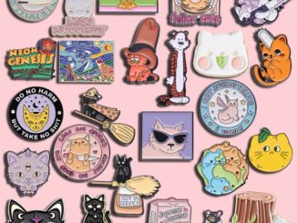 50 รูปแบบ การ์ตูนแมว ซีรีส์ เคลือบ เข็มกลัด เสื้อผ้า เครื่องประดับ ของขวัญ