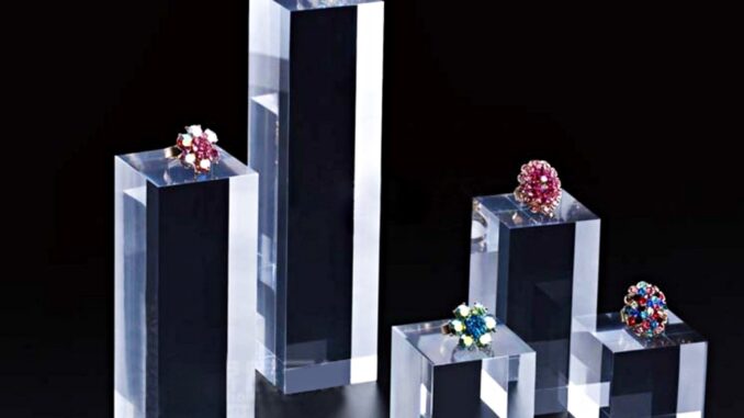 ที่วางอะคลีลิค แท่นวางสินค้า ที่วางโชว์สินค้า ฐานโชว์ ที่วางเครื่องประดับ Display prop พร็อพถ่ายรูปสินค้า displaystan