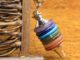 SKYSTAR_Colorful Unisex Faux Crystal 7 Chakra Pendulum Pendant Ornament Birthday Gift