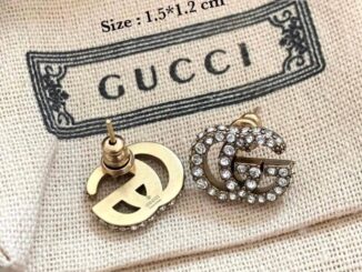 ต่างหู Gucci GG กุชชี่ งานออริ เพชร CZ