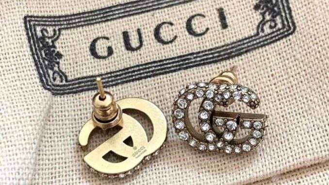 ต่างหู Gucci GG กุชชี่ งานออริ เพชร CZ ต่างหู Gucci GG กุชชี่ งานออริ เพชร CZ