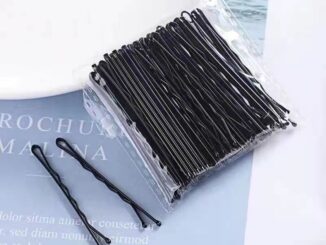 กิ๊บเข็มสีดำ กิ๊บเกล้าผม แบบตรง แบบหยัก 100 ชิ้น/กล่อง  ++พร้อมส่งจากไทย++