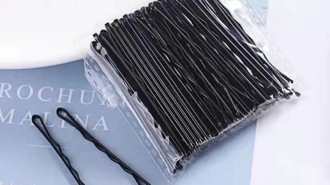 กิ๊บเข็มสีดำ กิ๊บเกล้าผม แบบตรง แบบหยัก 100 ชิ้น/กล่อง  ++พร้อมส่งจากไทย++
