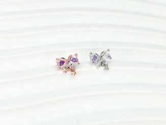 จิวหูเกาหลี ก้านแสตนเลสเกรดเครื่องมือแพทย์ Surgical Stainless Steel no.475_476