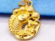 เครื่องประดับ จี้ปลาคาร์พ เนื้อแมตต์ สีทอง สําหรับทุกปี