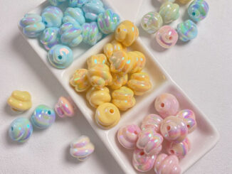 ลูกปัดอะคริลิค หลากสี 16 มม. 50 ชิ้น สําหรับทําพวงกุญแจโทรศัพท์ DIY