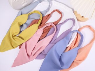 1 ชิ้น หวาน สีพื้น สามเหลี่ยม ผ้าพันคอผม สําหรับผู้หญิง เด็กผู้หญิง โบโฮ ยืดหยุ่น ที่คาดผม DIY ที่คาดผม ที่คาดผม เครื่องประดับผม