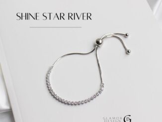 GLAMOR✨สร้อยข้อมือเพชร SHINE STAR RIVER สร้อยข้อมือเงินแท้ ของขวัญ Valentine สร้อยข้อมือผู้หญิง กําไลเงินแท้ กำไลแฟชั่น