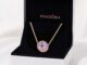 Pandora สร้อยคอเงิน 925 จี้เพชรเพทาย 18K สีโรสโกลด์ คลาสสิก เครื่องประดับแฟชั่น สําหรับผู้หญิง