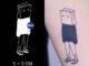 【Mars Tattoo】ใหม่ สติกเกอร์รอยสักชั่วคราว กึ่งถาวร 2 สัปดาห์ ติดทนนาน MNF075