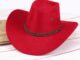 หมวกคาวบอย ปีกกว้าง เเนวแฟนซี สไตล์คาวบอย ตะวันตก เครื่องแต่งกาย Cowboy hab ผู้ใหญ่ ผู้ชาย ผู้หญิง กันแดด ปีกรอบ
