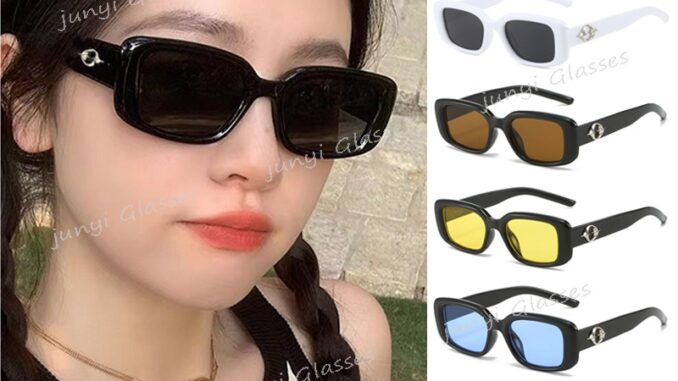 แว่นตากันแดด Y2K ทรงสี่เหลี่ยมผืนผ้า ป้องกันรังสียูวี สไตล์เกาหลี เรโทร แฟชั่นสําหรับผู้ชาย และผู้หญิง