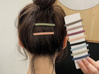 กิ๊บติดผม สีพื้น แบบเรียบง่าย สไตล์เกาหลี สําหรับผู้หญิง