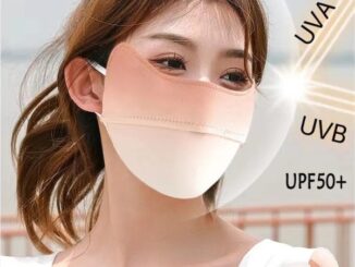 Grace Thai  หน้ากากป้องกันยูวี UPF50 ฤดูร้อน แมสกัน UV ปรับรูปหน้าให้ดูเรียว ผ้านุ่มหายใจสะดวกสะบาย