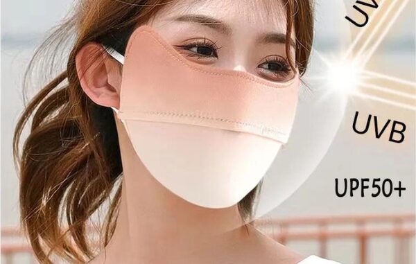 Grace Thai  หน้ากากป้องกันยูวี UPF50 ฤดูร้อน แมสกัน UV ปรับรูปหน้าให้ดูเรียว ผ้านุ่มหายใจสะดวกสะบาย
