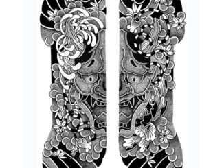 【COCO Magic tattoo】สติกเกอร์รอยสักชั่วคราว กึ่งถาวร กันน้ํา ติดทนนาน 15 วัน 48 ซม.*34 ซม.