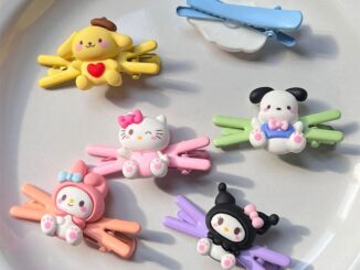 SANRIO กิ๊บติดผม กิ๊บติดผม ลายการ์ตูน Hello Kitty น่ารัก เรียบง่าย สําหรับเด็กผู้หญิง