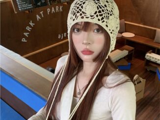 หมวกถัก ลายดอกไม้น่ารัก สไตล์เกาหลี สําหรับผู้หญิง