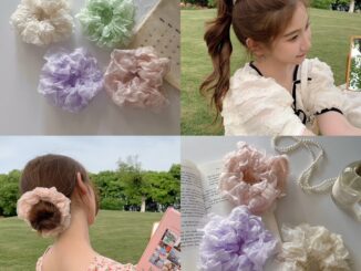 ยางรัดผม ยางมัดผม ยางรัดผมฟูฟู พร้อมส่งในไทย