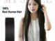 เทปต่อผม แบบไร้รอยต่อ 100% สีดําธรรมชาติ แฟชั่นสําหรับผู้หญิง