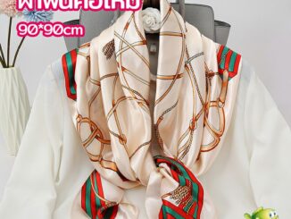 YOYO ผ้าพันคอ ผ้าคลุมไหล่ สไตล์โบฮีเมียน ไหล่ ผ้าพันคอ  silk scarf