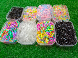 ยางรัดผม สีดำ หลากสี ไม่กินผม