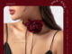SALE โช้กเกอร์ดอกไม้แบบผูกเองได้ตามใจสไตล์Sexy Flexi Rose Basic Choker พร้อมส่งนะค้า