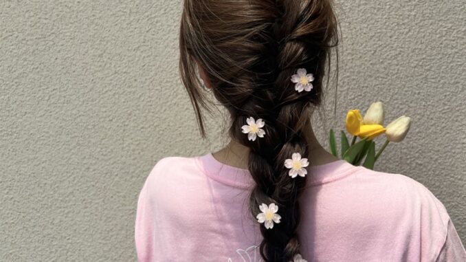 กิ๊บติดผมหางม้า ลายดอกไม้ สีแคนดี้ หรูหรา แฟชั่นสําหรับผู้หญิง 5 ชิ้น กิ๊บติดผมหางม้า ลายดอกไม้ สีแคนดี้ หรูหรา แฟชั่นสําหรับผู้หญิง 5 ชิ้น
