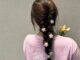 กิ๊บติดผมหางม้า ลายดอกไม้ สีแคนดี้ หรูหรา แฟชั่นสําหรับผู้หญิง 5 ชิ้น