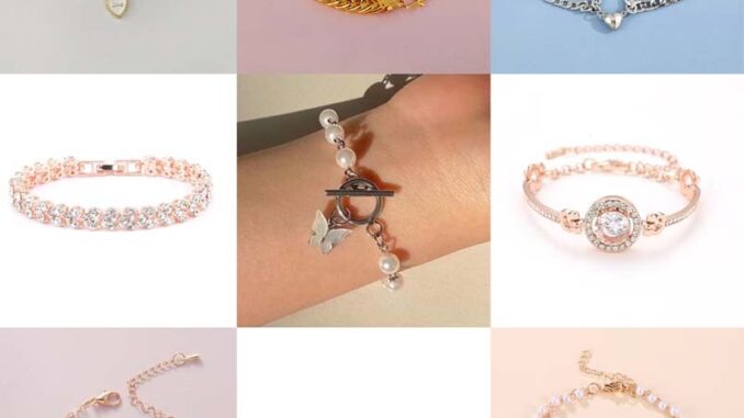 【ขายส่ง】สร้อยข้อมือแม่เหล็ก โซ่หนา สไตล์ฮิปฮอป สําหรับผู้หญิง และผู้ชาย