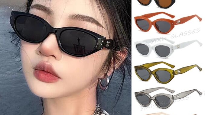 Y2k แว่นตากันแดด กรอบสี่เหลี่ยม ป้องกันรังสียูวี ทรงไม่สมมาตร สีดํา สไตล์เกาหลี ฮิปฮอป สําหรับผู้หญิง และผู้ชาย