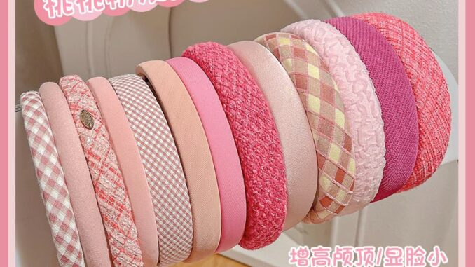 ที่คาดผม สีชมพู ยอดนิยม เข้ากับทุกการแต่งกาย สําหรับผู้หญิง
