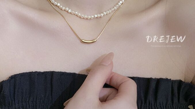 DREJEW ชุดสร้อยคอโซ่ ประดับลูกปัดไข่มุก ทรงไม่สมมาตร เรียบง่าย สไตล์ฝรั่งเศส เรโทร อเนกประสงค์ DREJEW ชุดสร้อยคอโซ่ ประดับลูกปัดไข่มุก ทรงไม่สมมาตร เรียบง่าย สไตล์ฝรั่งเศส เรโทร อเนกประสงค์