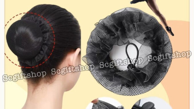 (พร้อมส่ง) ตาข่ายคลุมผมสำหรับเต้นบัลเล่ต์ เน็ตผม เน็ตคลุมผม เน็ตคลุมจุกผม เน็ตครอบผม ตาข่ายขอบระบาย ตาข่ายขอบลูกไม้
