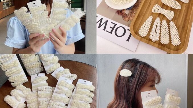 กิ๊บติดผม ประดับไข่มุก กิ๊บติดผม ด้านข้าง แบบแบน สไตล์เกาหลี เรโทร สําหรับผู้หญิง กิ๊บติดผม ประดับไข่มุก กิ๊บติดผม ด้านข้าง แบบแบน สไตล์เกาหลี เรโทร สําหรับผู้หญิง