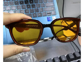 ใหม่ แว่นตากันแดด กรอบแบน ทรงสี่เหลี่ยม ป้องกันรังสียูวี 99.9%