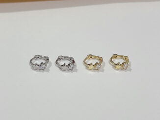 211-littlegirl gifts- Five-pointed star earrings S925
