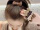 ยางรัดผมหางม้า แบบยืดหยุ่น ประดับโบว์ 5 ชิ้น