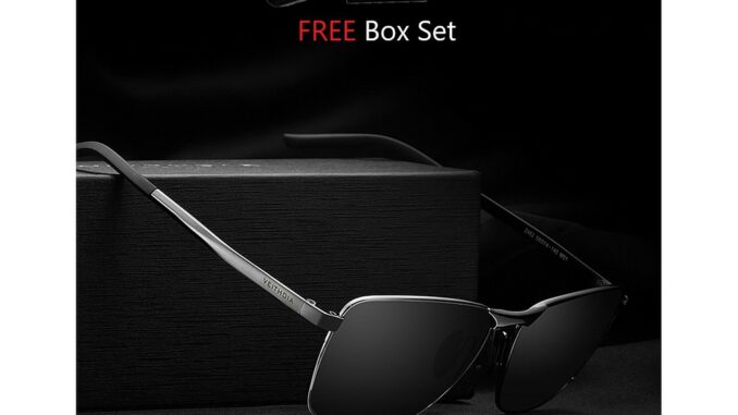 VEITHDIA แว่นกันแดดตัดแสง UV HD POLARIZED + อุปกรณ์ 6 ชิ้น