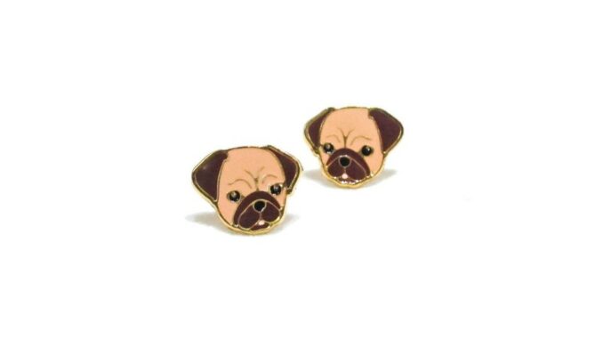 ต่างหูปั๊ก (Gubjung & Friends Pug earring)