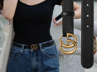 กุชชี่ Gucci GG Leather Belt 2cm & 3cm เข็มขัดผู้หญิง