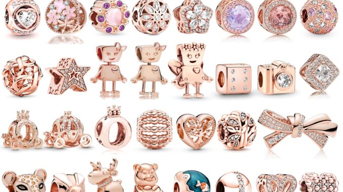 Dinglly ลูกปัดคริสตัล รูปมงกุฎฟักทอง สัตว์ สีโรสโกลด์ สําหรับทําเครื่องประดับ Diy