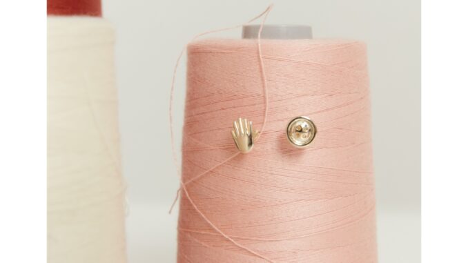 Julys x tgda - button and handy earrings