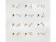 Julys - zodiac stud earrings