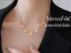 OYJR สร้อยสแตนเลส จี้ดอกเดซี่ 7 ดอก สีทอง 18k สําหรับผู้หญิง