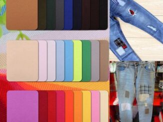 Augustina แผ่นแปะกางเกงยีน ทรงสี่เหลี่ยมผืนผ้า DIY สําหรับซ่อมแซมเสื้อผ้า
