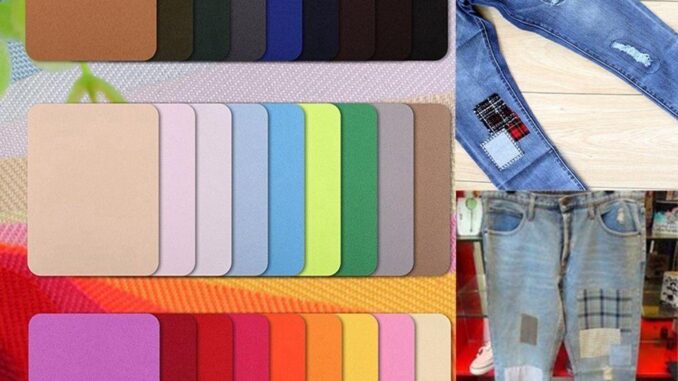 Augustina แผ่นแปะกางเกงยีน ทรงสี่เหลี่ยมผืนผ้า DIY สําหรับซ่อมแซมเสื้อผ้า